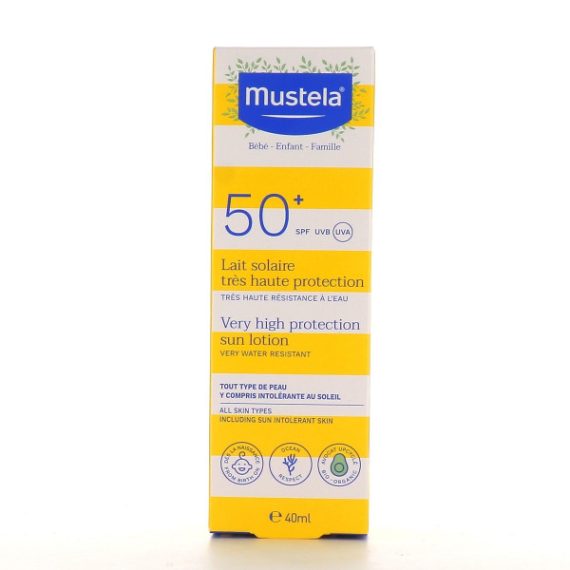 MUSTELA SPF50+ FACE SUN LOTION 40ML
