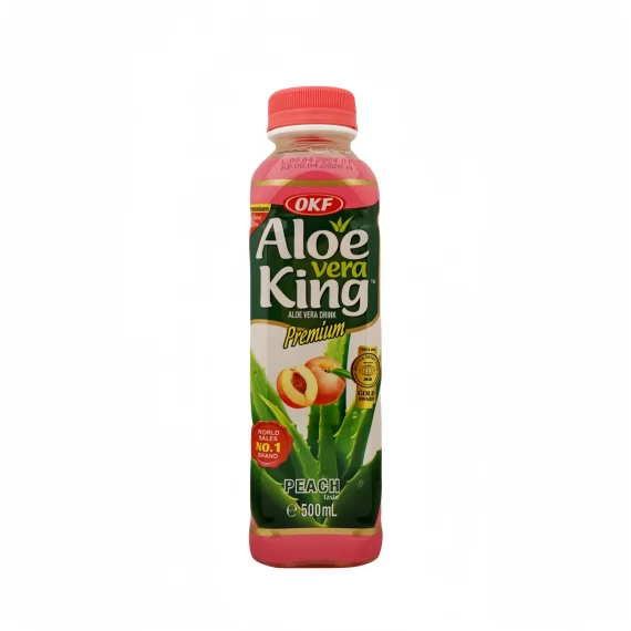 OKF ALOE VERA DRINK PEACH 500ML