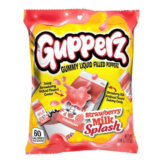 GUPPERZ STRAWBERRY MILK SPLASH GUMMY 72GR