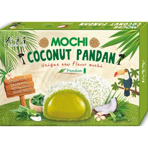 BAMBOO HOUSE COCONUT PANDAN MOCHI 180GR