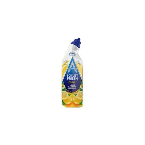ASTONISH TOILET FRESH GEL LEMON LONG LASTING FRESHNESS 750ML