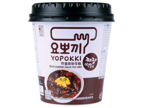 YOPOKKI INSTANT KOREAN JJAJANG TOPOKKI RICE CAKES 120GR
