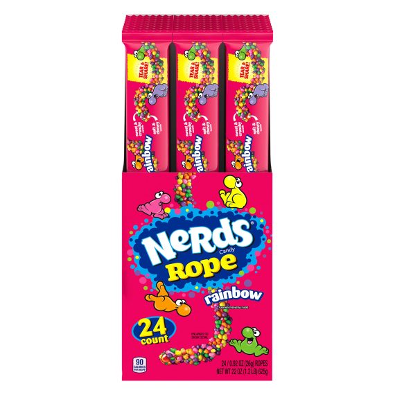 NERDS 24 UN RAINBOW ROPE
