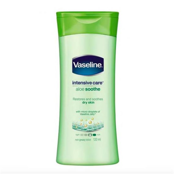 VASELINE INTENSIVE CARE ALOE SOOTHE BODY LOTION 400ML