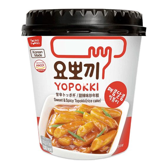 YOUNG POONG YOPOKKI SWEET & SPICY TOPOKKI 140GR
