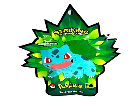 POKEMON POPPING CANDY GREENAPPLE FLAVOR 15GR