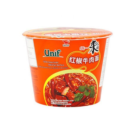 UNIF BOWL SPICY BEEF NOODLE 110GR