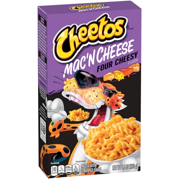 CHEETOS MAC'N CHEESE FOUR CHEESY FLAVOR 167GR