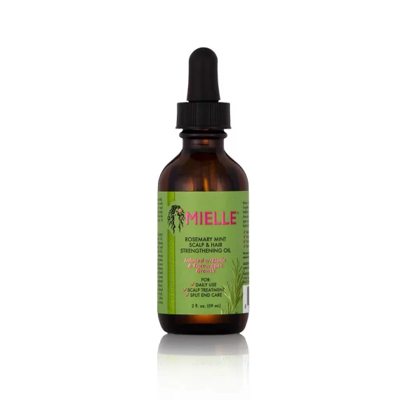 MIELLE ORGANICS ROSEMARY MINT SCALP & HAIR STRENGTHENING OIL 59ML