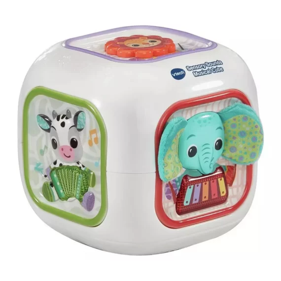VTECH SENSORY SOUNDS MUSICAL CUBE AT BABY CITY