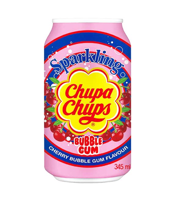 CHUPA CHUPS BUBBLE GUM SPARKLING 345ML