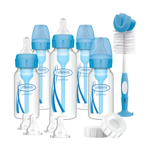 DR.BROWNS ANTI COLIC OPTIONS+ BLUE BABY BOTTLE GIFT SET