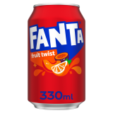 FANTA FRUIT TWIST SPARKLING DRINK 330ML